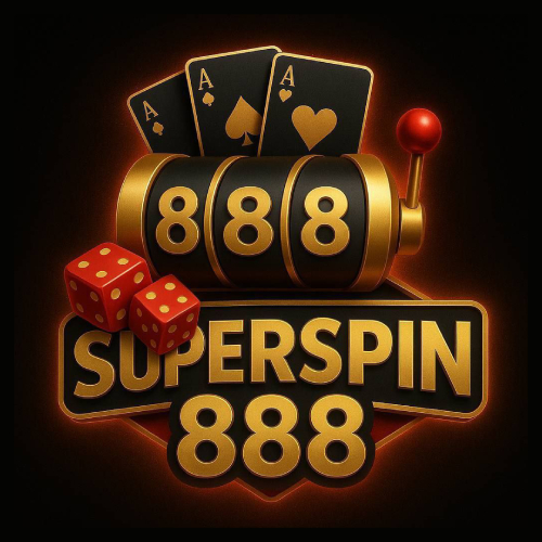 Super Spin 888 app guide banner showing Android and iOS download options