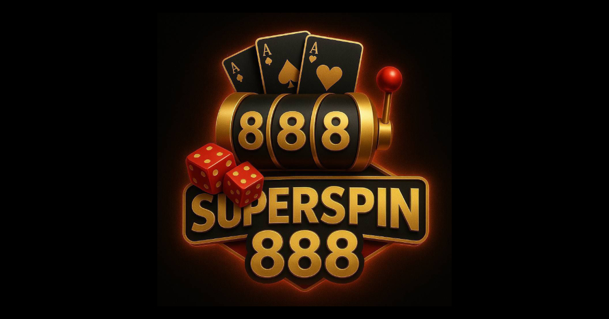 Main banner showing SuperSpin888 platform interface with “Keep Spinning, Keep Winning” tagline